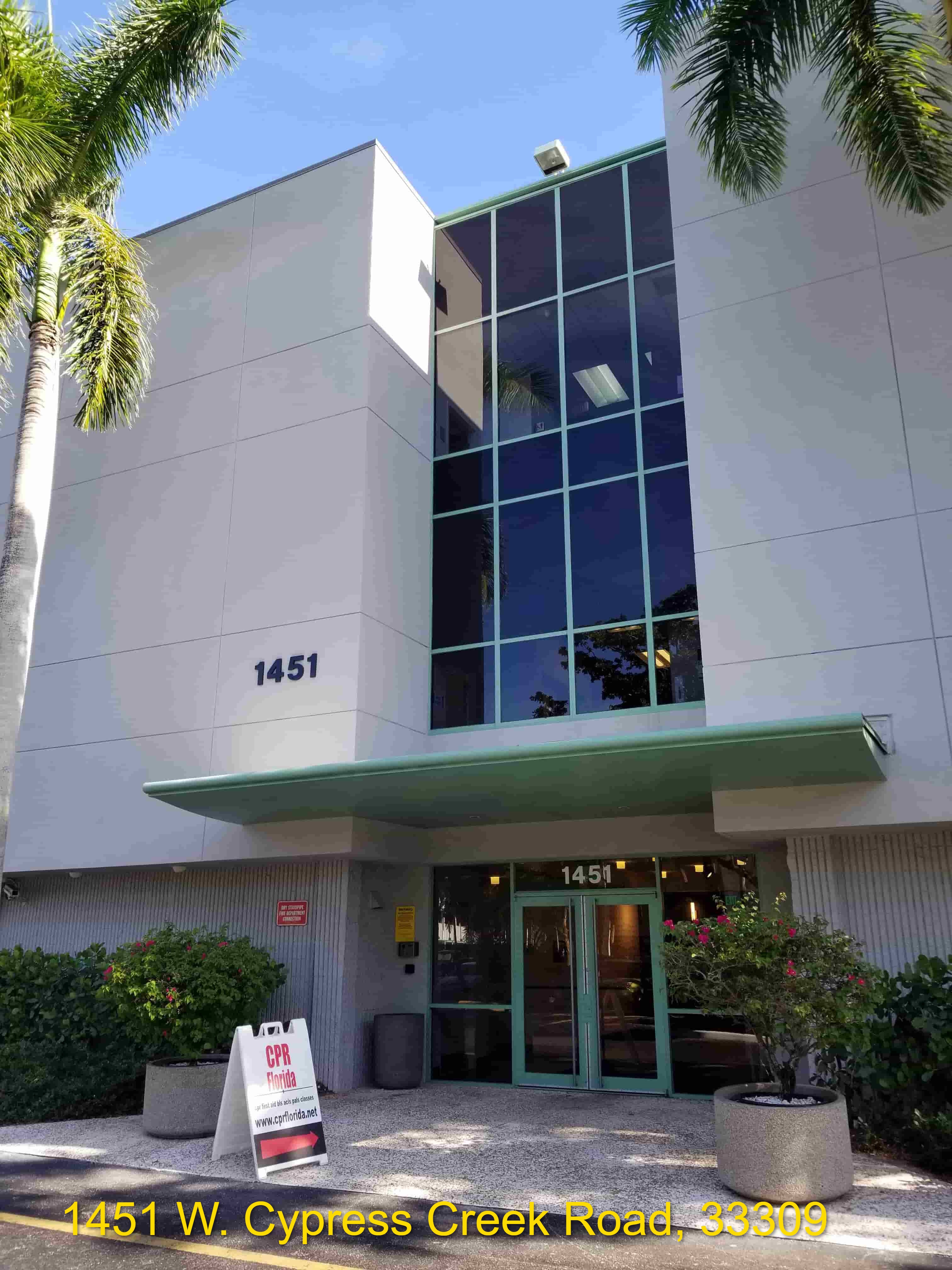 cpr florida of pompano - entrance