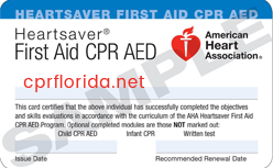 cpr florida cpr aed first aid class american heart card