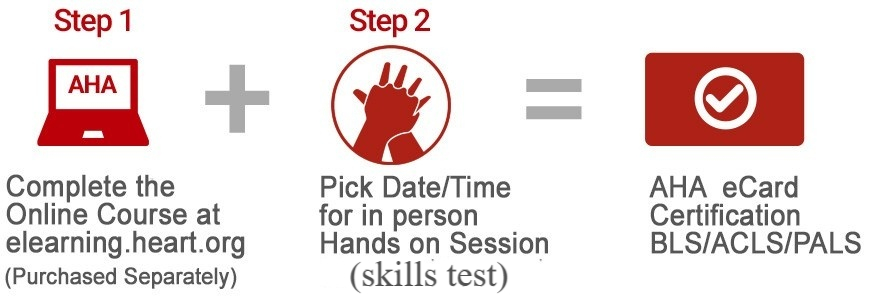 American Heart Association bls acls pals blended learning