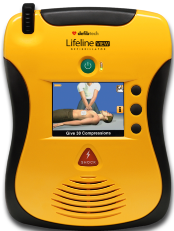 Defibtech Lifeline View AED package