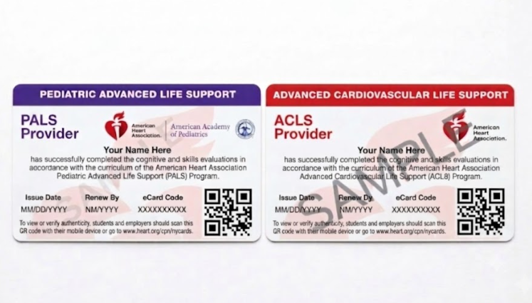 aha acls and pals certification courses
