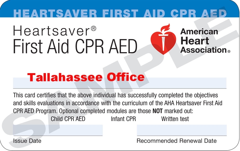 Cpraedfirstaidtallahassee