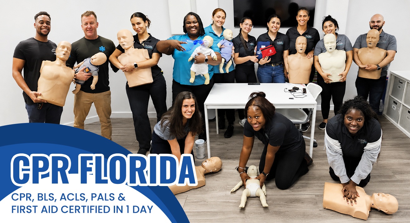 CPR Florida makes learning cpr bls acls pals or first aid easy,